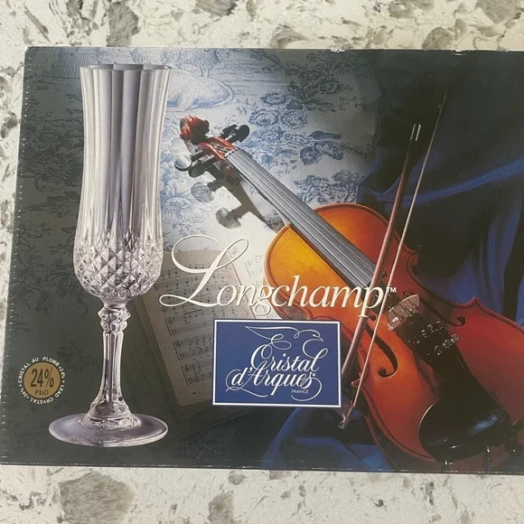 Macy's Crystal Clear Champagne Flutes Set - Picture 10 of 10